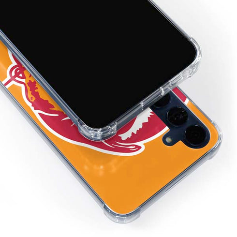 NFL Tampa Bay Buccaneers Retro Logo Galaxy A35 5G Clear Case
